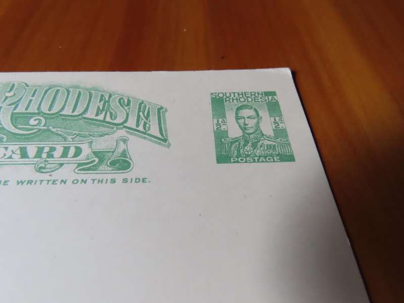 Stamps - Rhodesia- British South Africa Company - 3 Postcards 1d and 2 x 1/2d