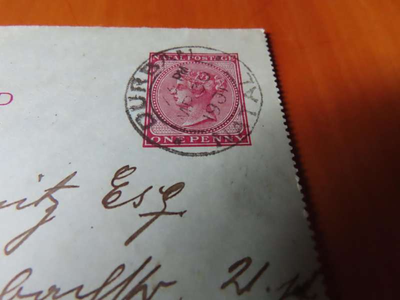 Stamps - Natal - 2 Used Postcards with 1d Stamps
