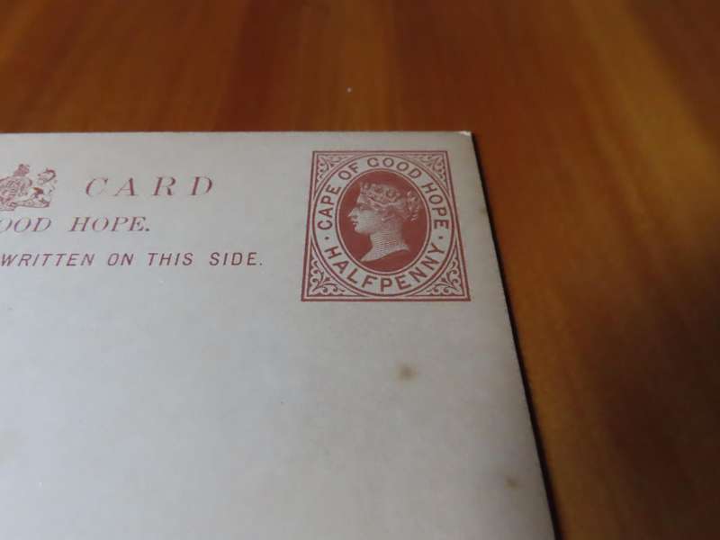 Stamps - Cape of Good Hope - 4 Unused Postcards with2 x 1/2d,1 x 1d and 1 x 1 1/2d Stamps