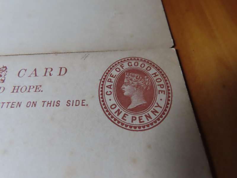 Stamps - Cape of Good Hope - 4 Unused Postcards with2 x 1/2d,1 x 1d and 1 x 1 1/2d Stamps