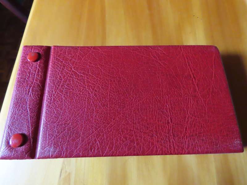 Lighthouse Red FDC Album - 57 Pages Holding 114 Covers- Small Album