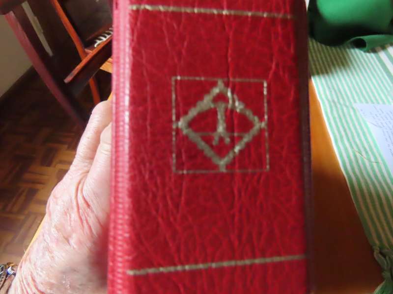 Lighthouse Red FDC Album - 57 Pages Holding 114 Covers- Small Album