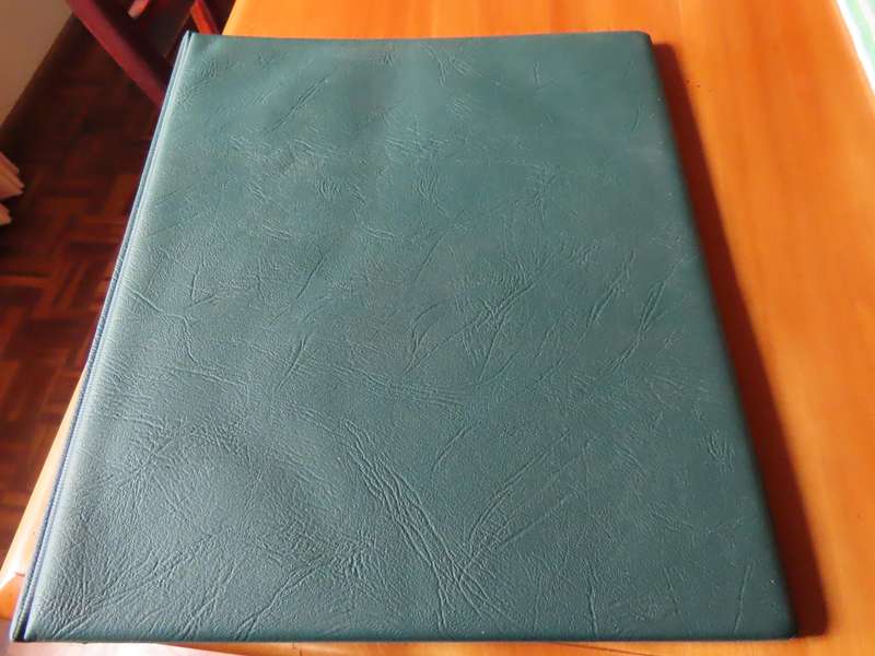 Green Album - 10 Pages For Holding 80 Business Cards