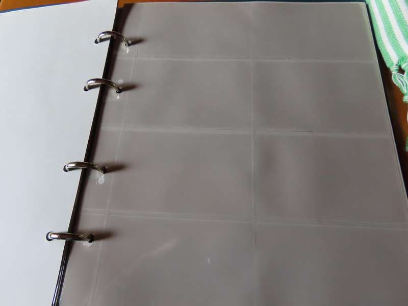 Green Album - 10 Pages For Holding 80 Business Cards