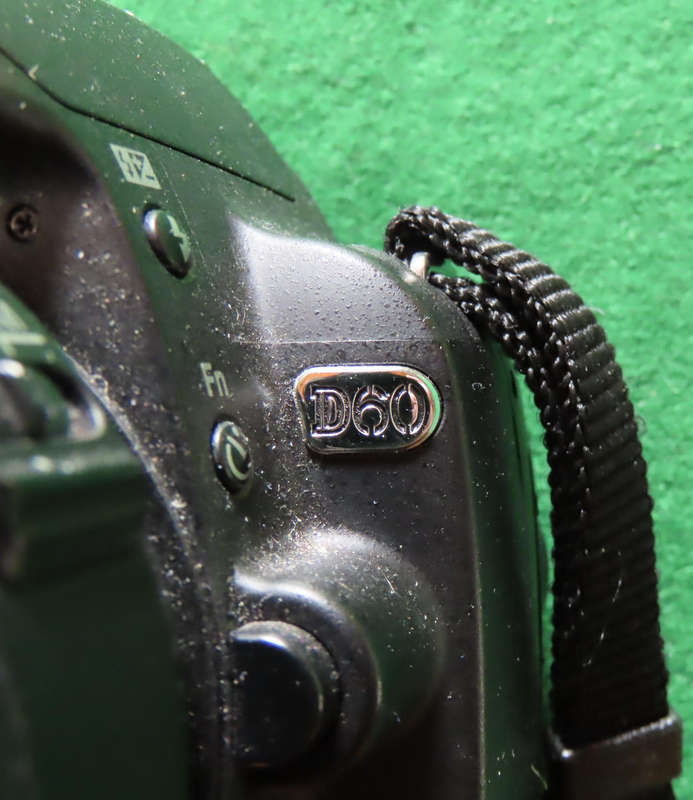 Nikon D60 Camera - with 18-55mm 1:3.5-5.46GII Nikon Lens - No Battery or Charger