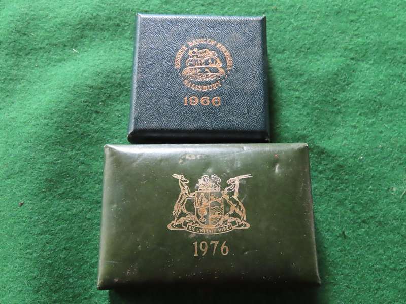 South Africa Mint - 2 Empty Coin Boxes