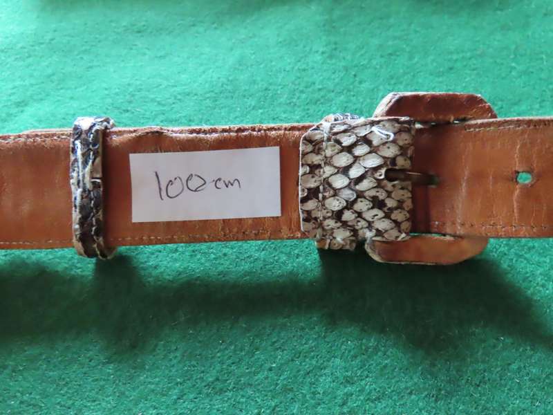 Snake Skin - Genuine Ladies 100 cms Belt