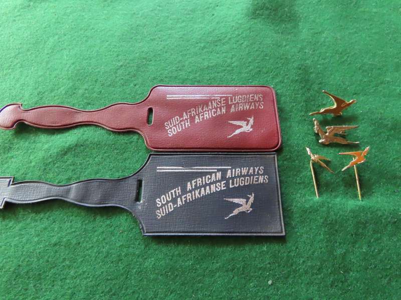SAA - South African Airways - Miscellaneous Collection of Badges, Luggage Tags etc.
