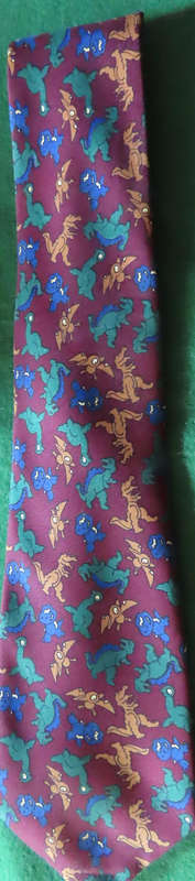St. Stefano - Italy - 100% Silk Tie - Dragons