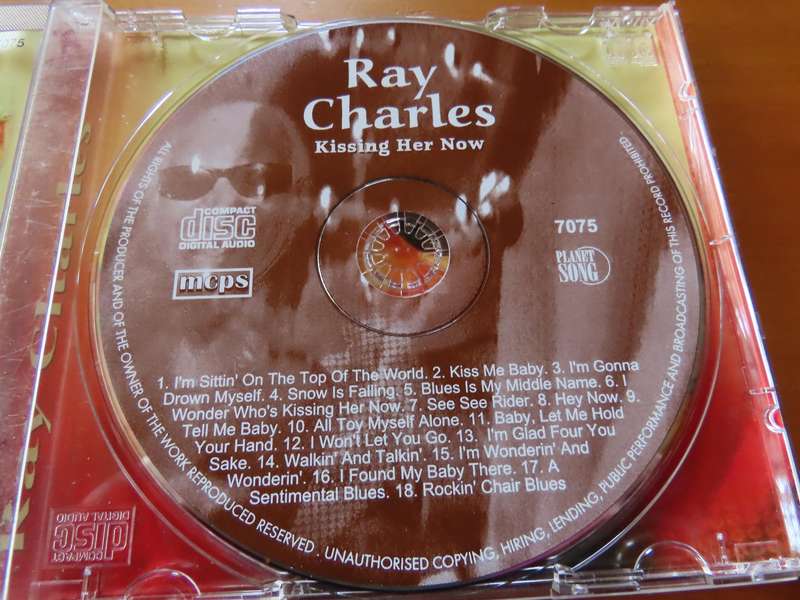 CD - Ray Charles - Kissing Her Now