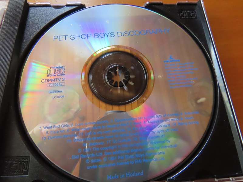 CD - Pet Shop Boys - Discography
