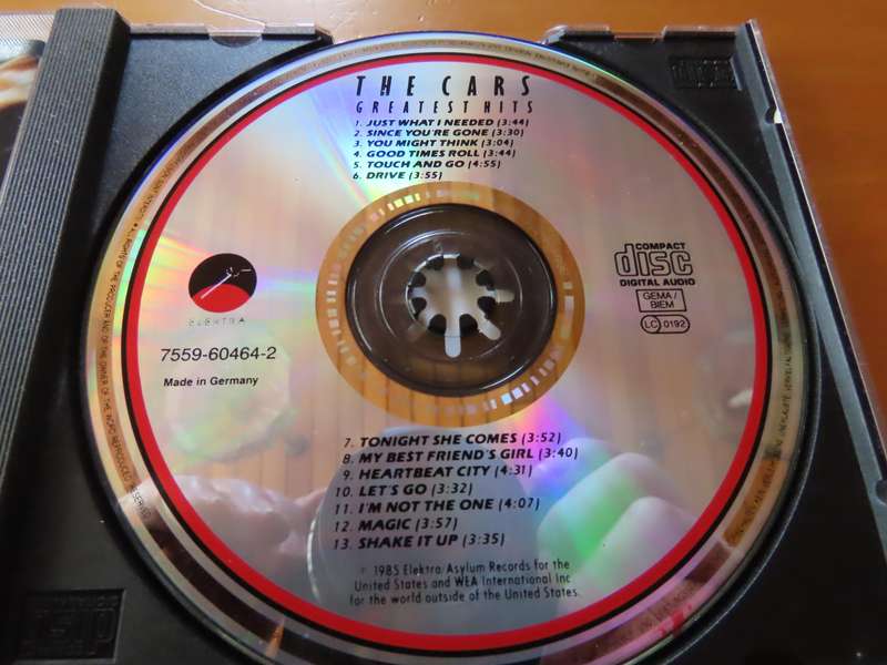 CD - The Cars - Greatest Hits