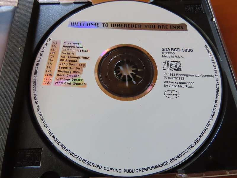 CD - Inxs - Welcome to Wherever You Are
