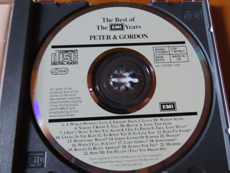 CD - Peter and Gordon - The Best of