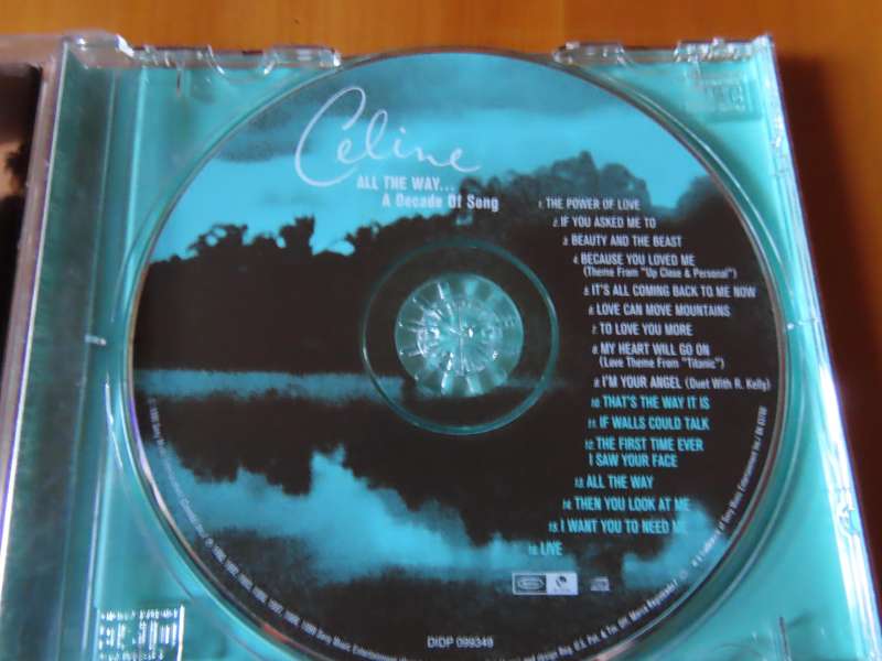 CD - Celine Dion - Celine All The Way A Decade of Song