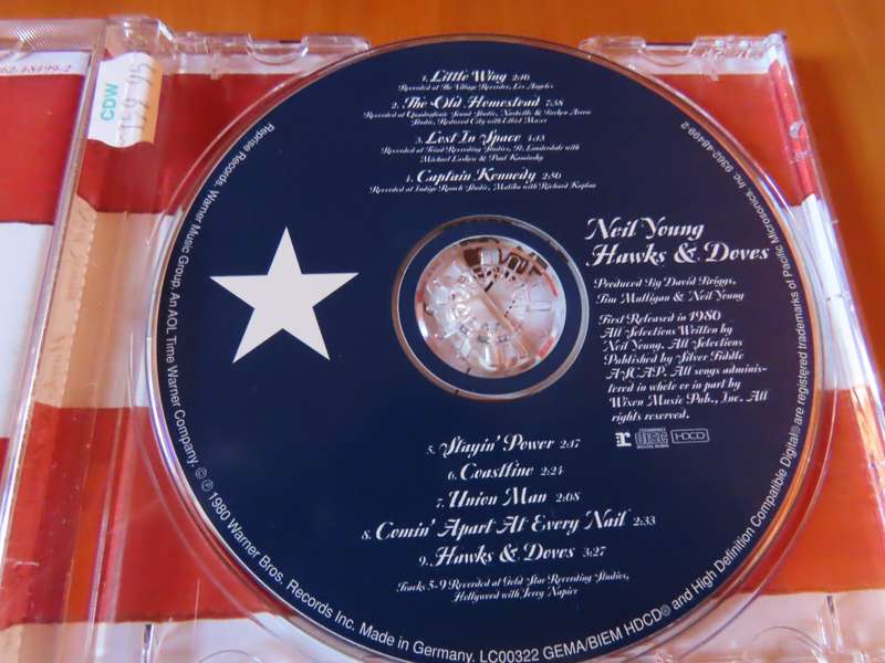 CD - Neil Young - Hawk and Doves