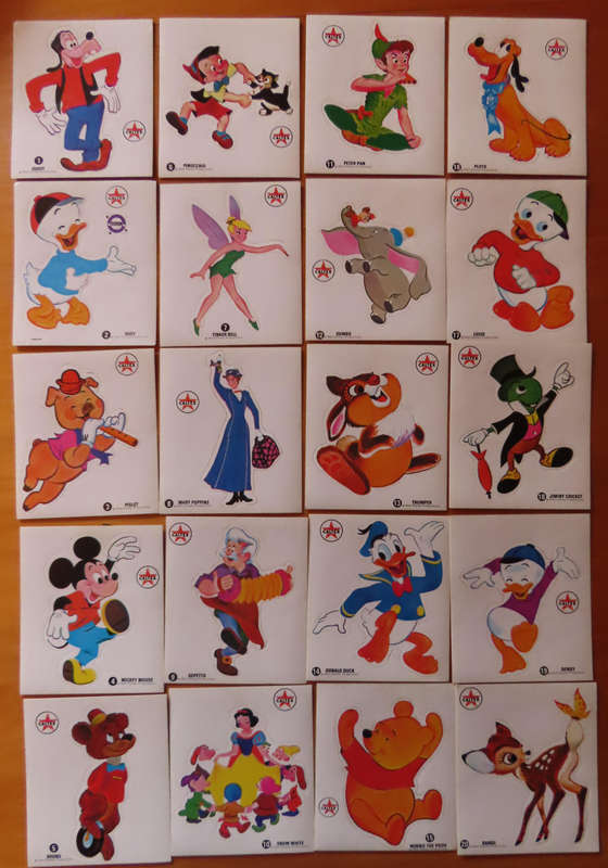 Disneyania - 20 Disney Character Peel Off Stickers