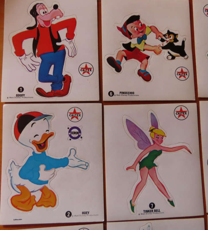 Disneyania - 20 Disney Character Peel Off Stickers