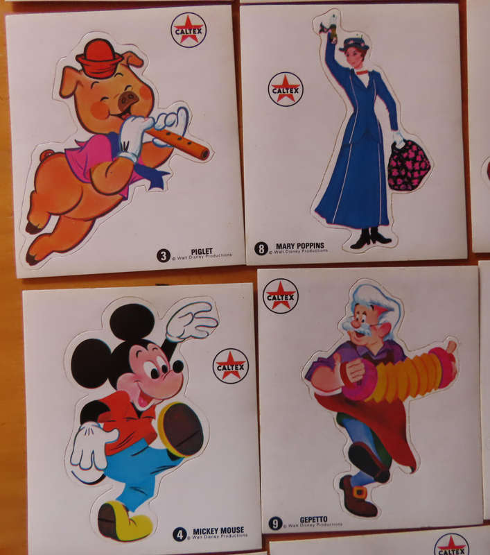 Disneyania - 20 Disney Character Peel Off Stickers