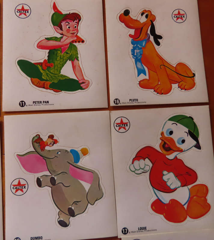 Disneyania - 20 Disney Character Peel Off Stickers