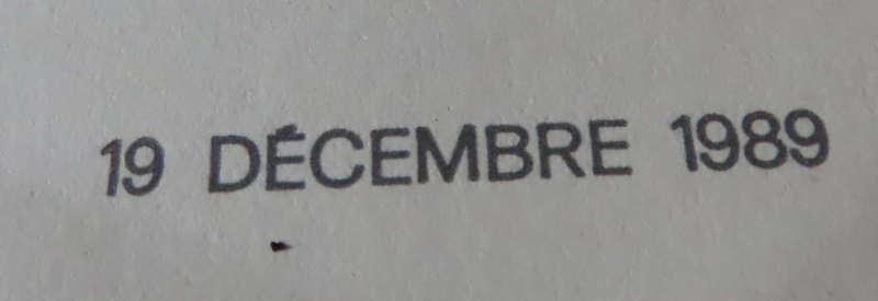 Grace Jones - Autographed Air France Concorde Menu 19 December 1989