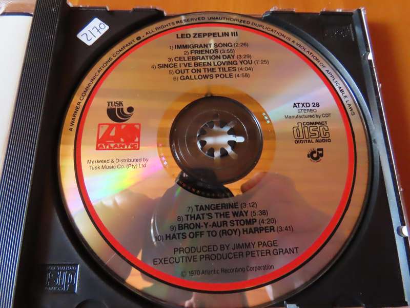 CD - Led Zeppelin - III