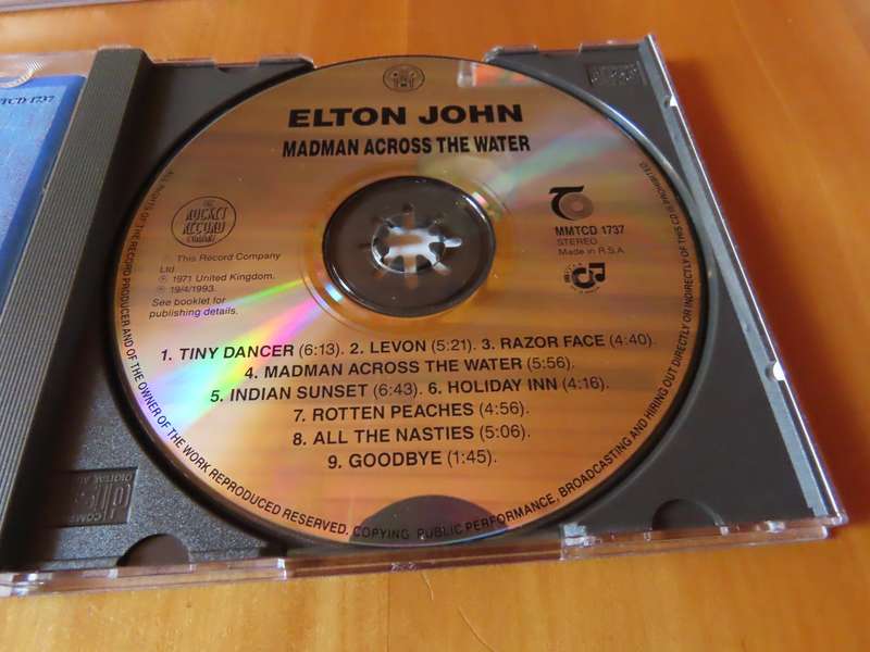 CD - Elton John - Madman Across The Water