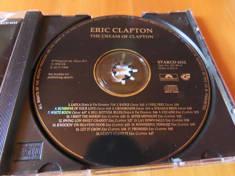 CD - Eric Clapton - The Cream of Clapton