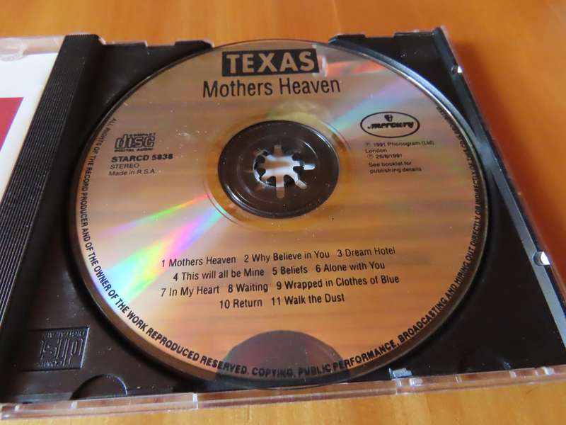 CD - Texas - Mothers Heaven