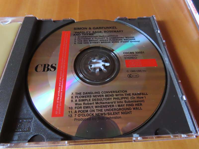 CD - Simon and Garfunkel - Parsley, Sage, Rosemary and Thyme