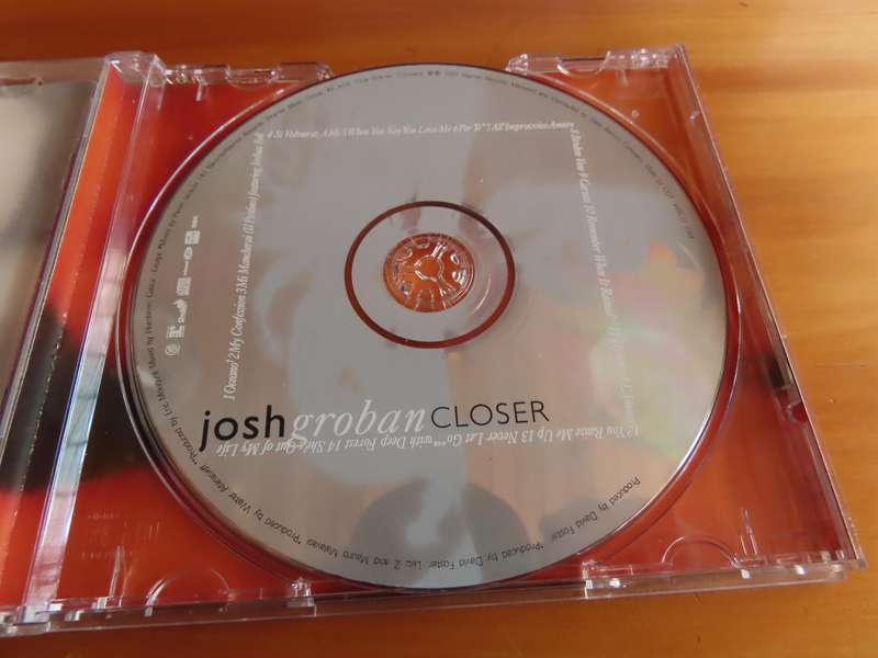CD - Josh Groban - Closer
