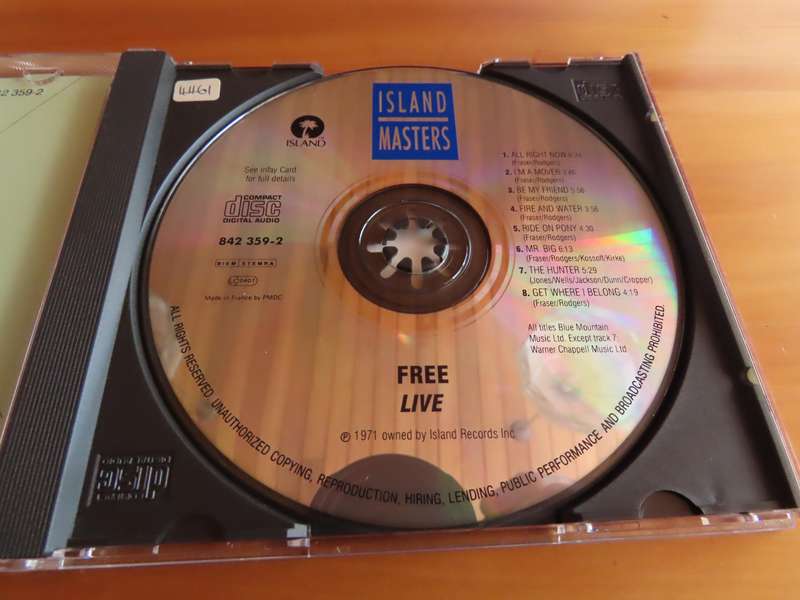 CD - Free -Live