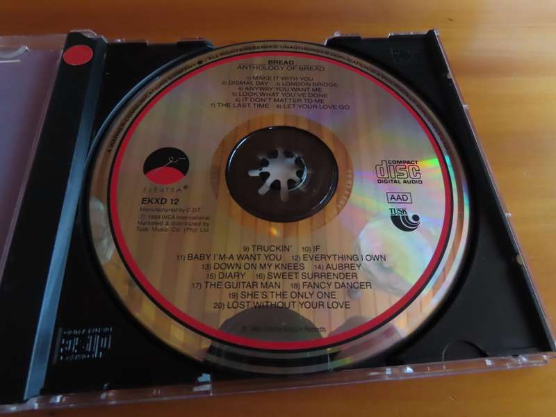 CD - Bread - Anthology of Bread