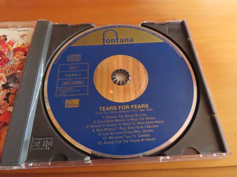CD -Tears For Fears - Tears Roll Down ( Greatest Hits 1982-1992)
