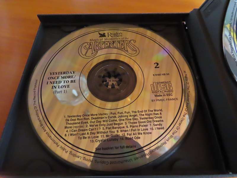 CD -  The Carpenters - Magical Moments - 5 CD'S