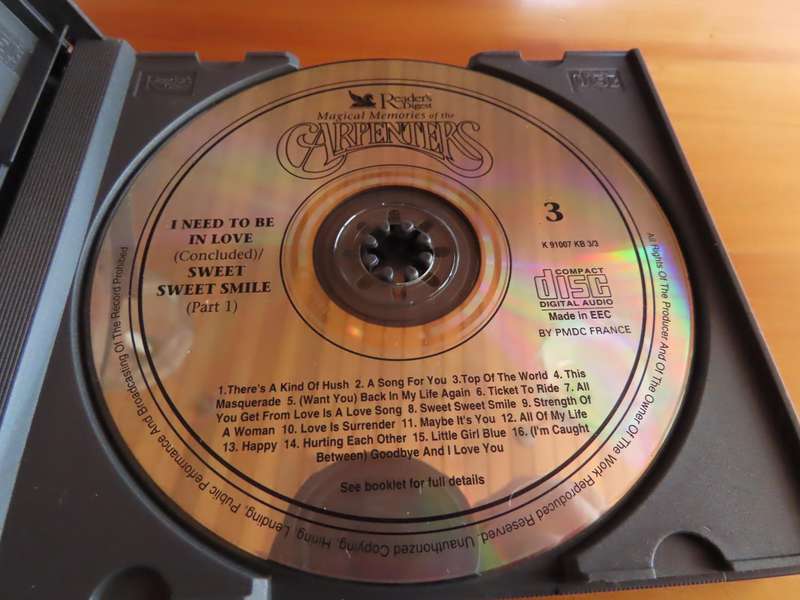 CD -  The Carpenters - Magical Moments - 5 CD'S