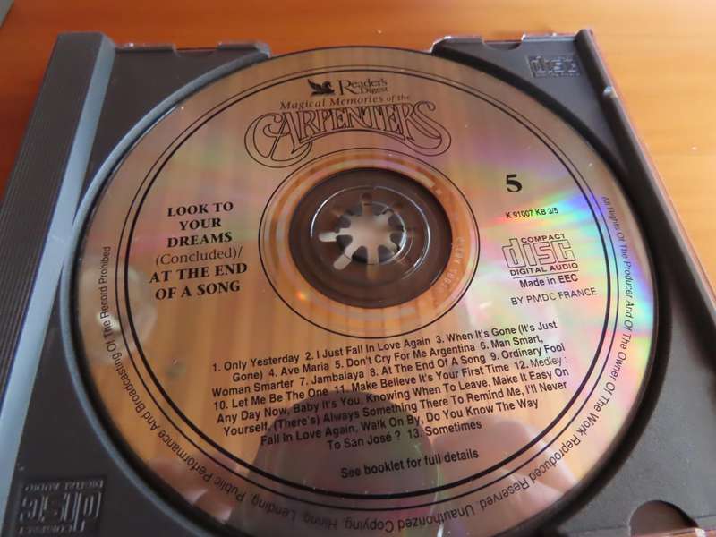 CD -  The Carpenters - Magical Moments - 5 CD'S