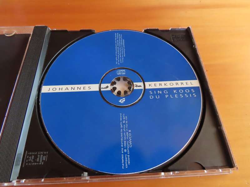 CD -Johannes Kerkorrel sing Koos Du Plerssis