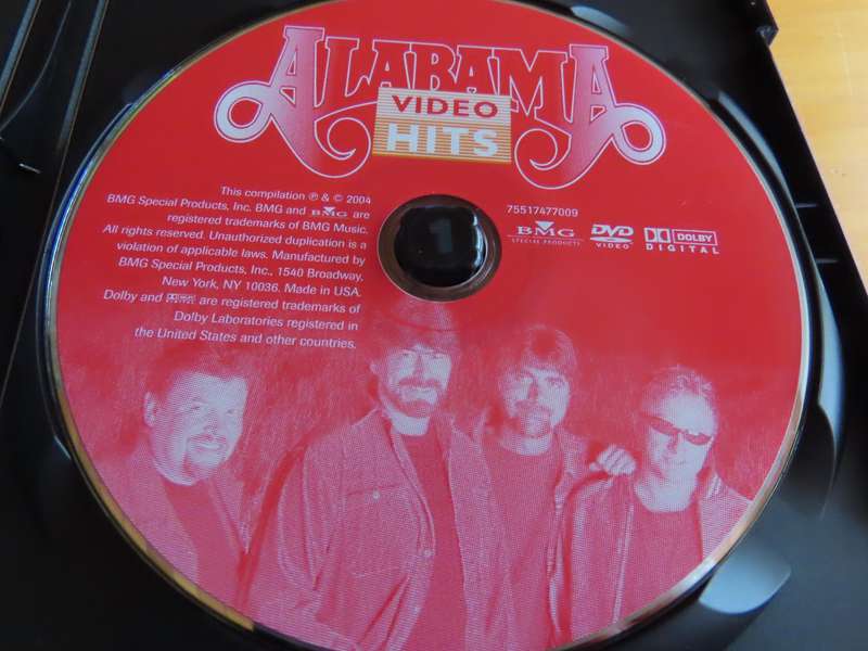 DVD - Alabama - Video Hits