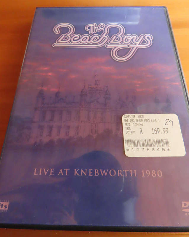 DVD - The Beach Boys - Live at Knebworth 1980