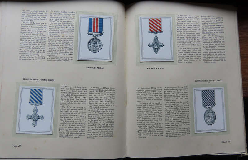 Medals and Decorations of the British Commonwealth of Nations -Cigarette Cards Complete ends at WWI