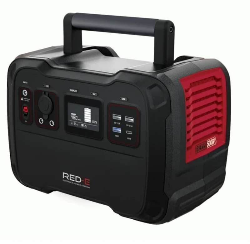 Red-E Power Station 614wh capacity & 500W output