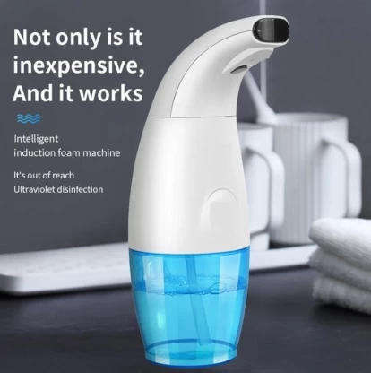 Andowl Auto Sensor Battery Operated Soap/Sanitizer Dispenser Liquid Sensor Equipped