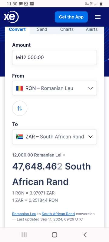 Romanian Leu Currency 10,000 Leu and 2,000 Leu