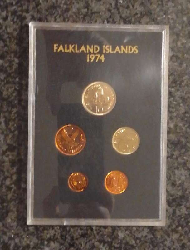 1974 Falkland Islands Proof Coin Set