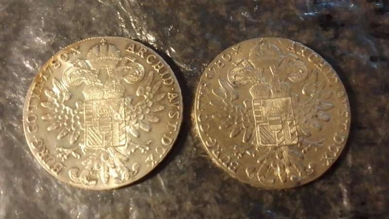 1780 Austria Silver 1 Thaler - Maria Theresia Coin