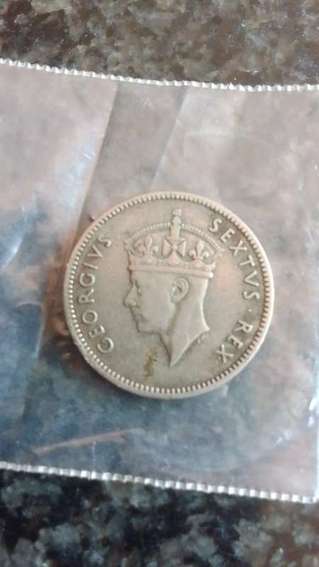 1948 East Africa half shilling