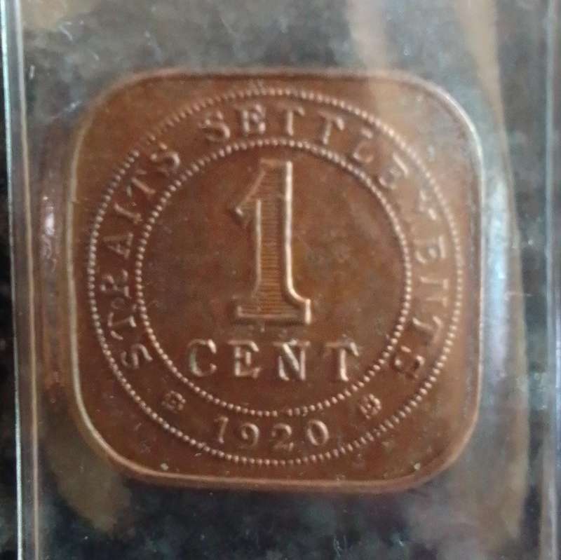 1920 India 1 Cent Coin