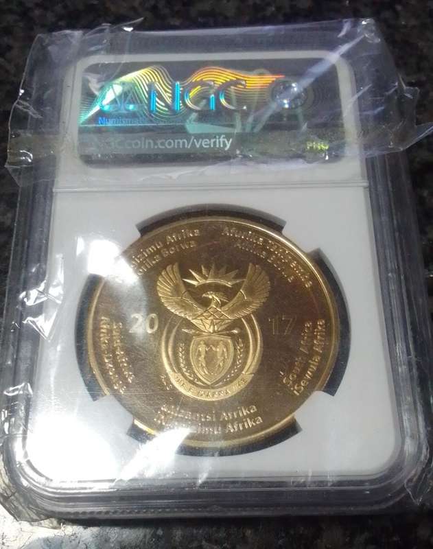 **Ultra Cameo Graded PF70 - 2017 Oliver Reginald Tambo 100th Anniversary of Birth R50 Coin