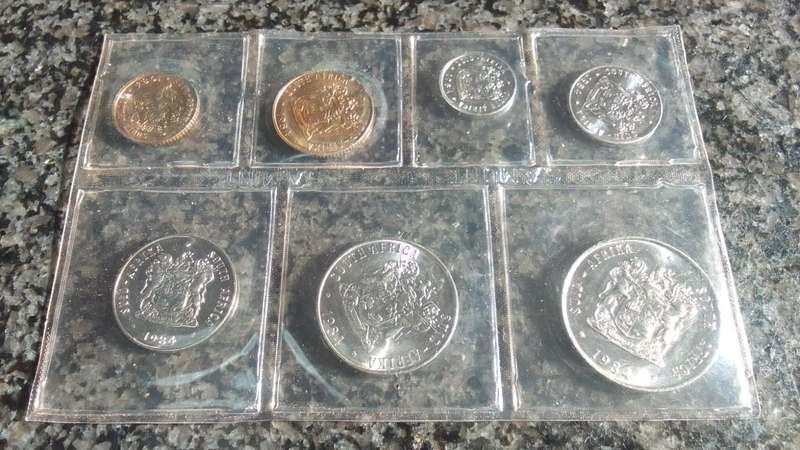 1984 South Africa Uncirculated Coin Set
